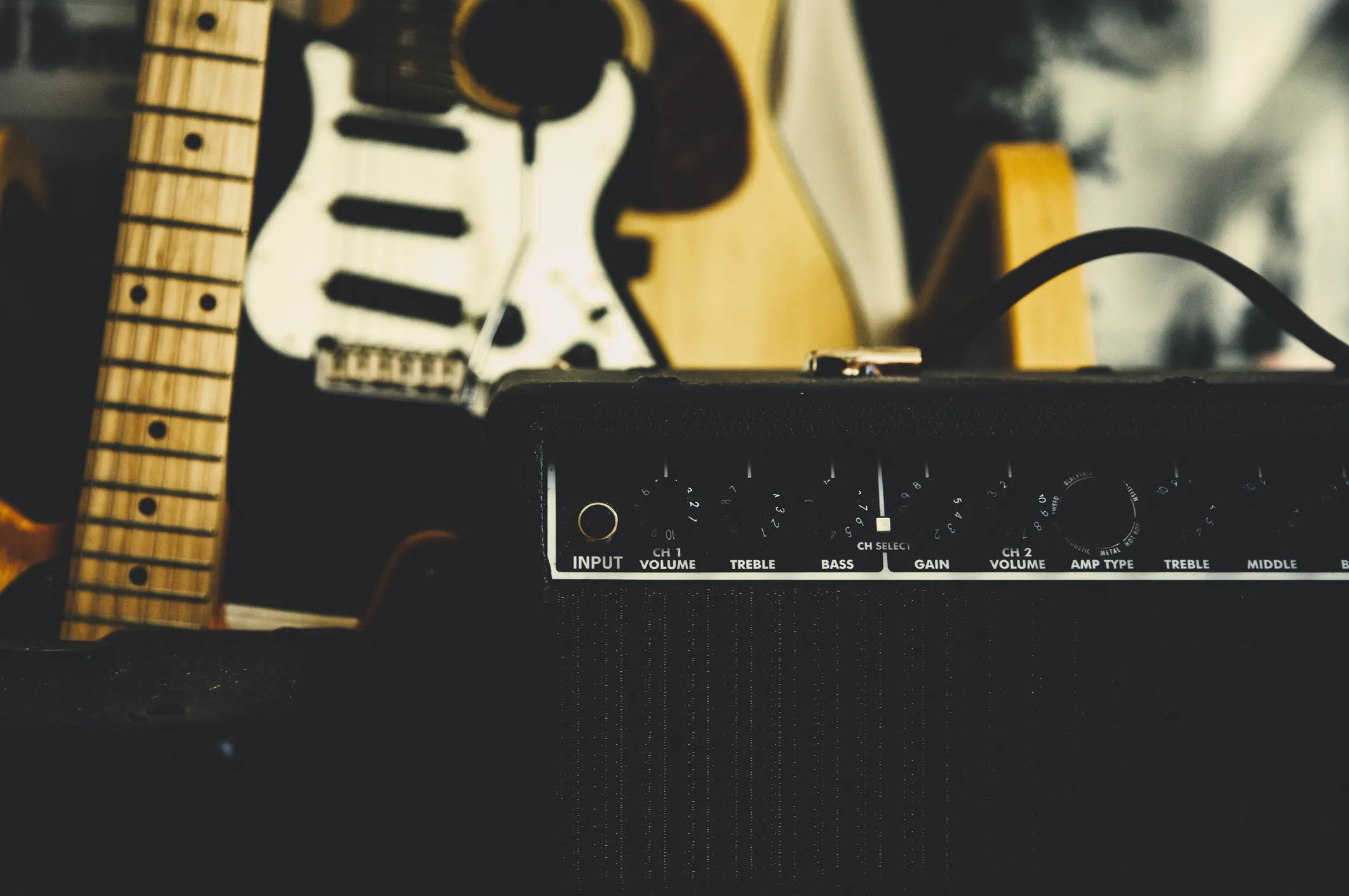 Mesure de la progression à la guitare avec un tempo et un enregistrement